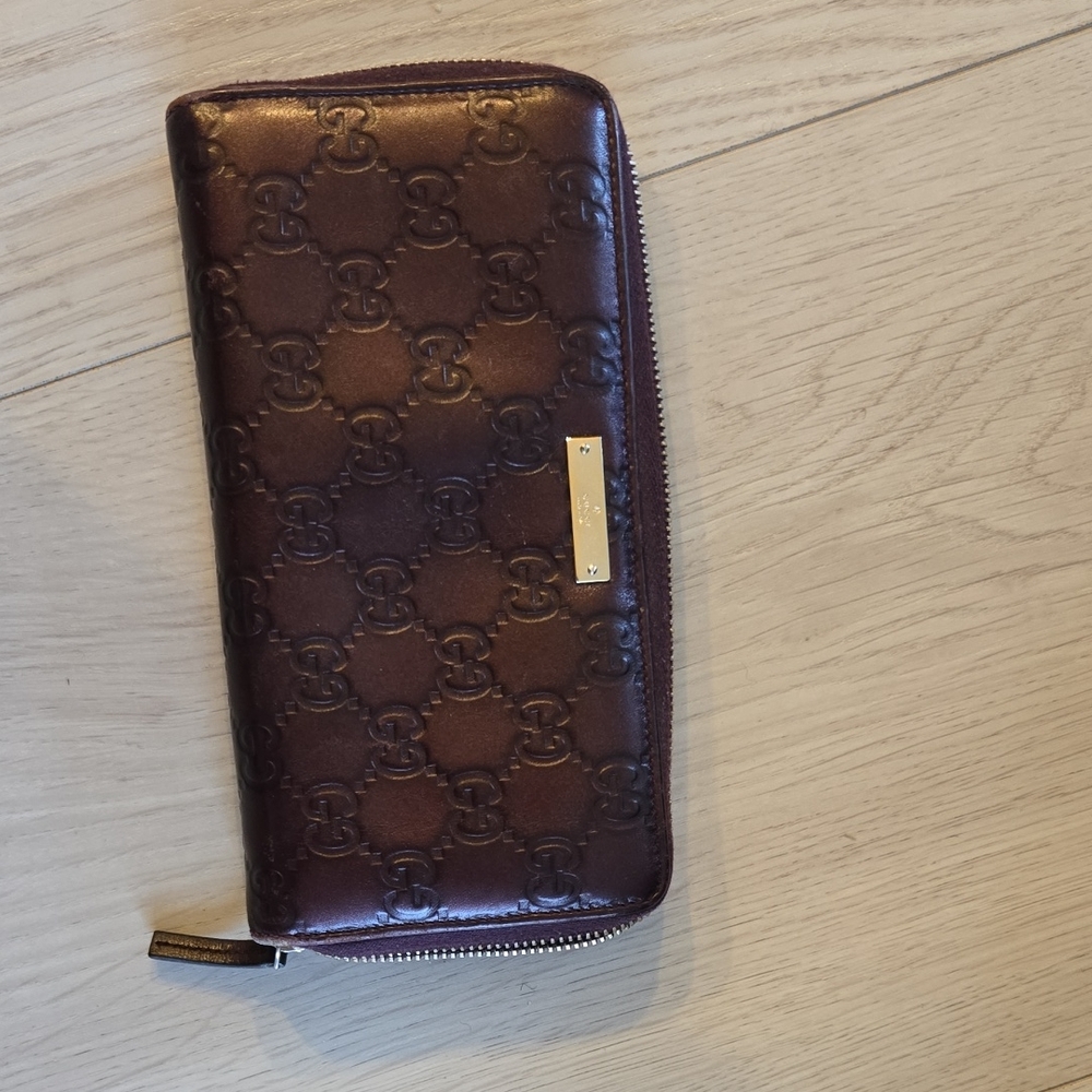 Purple Gucci Wallet Zip-Around Wallet